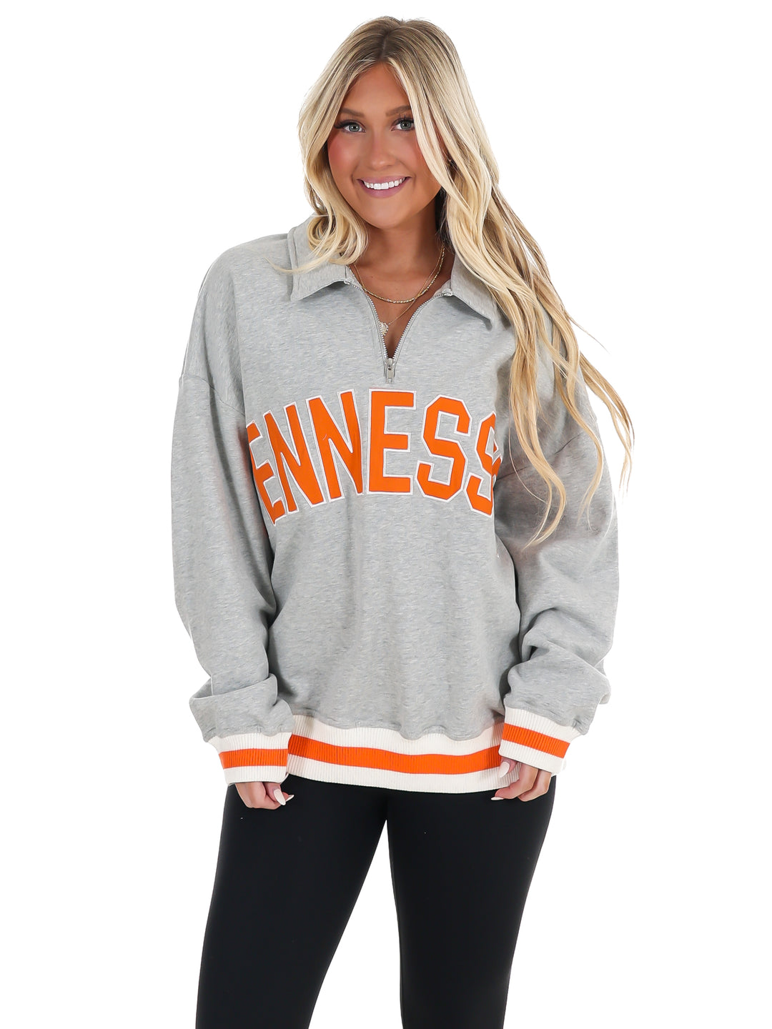 Tennessee Half Zip Collared Pullover