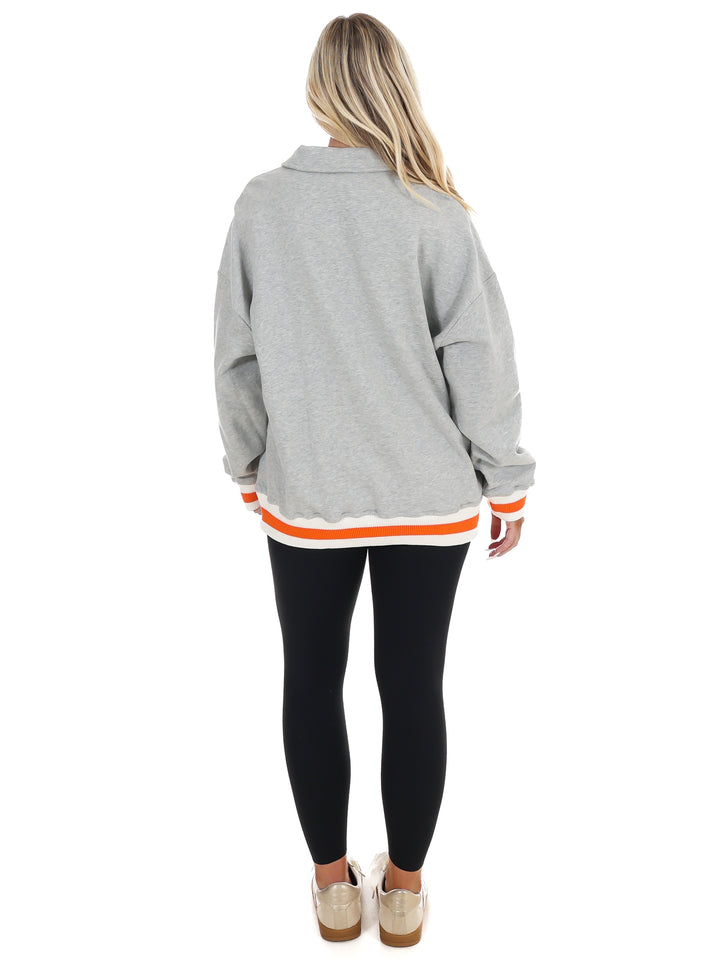 Tennessee Half Zip Collared Pullover