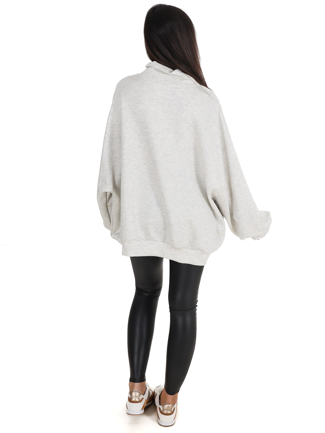 Comfy Girl Era Mock Neck Tunic
