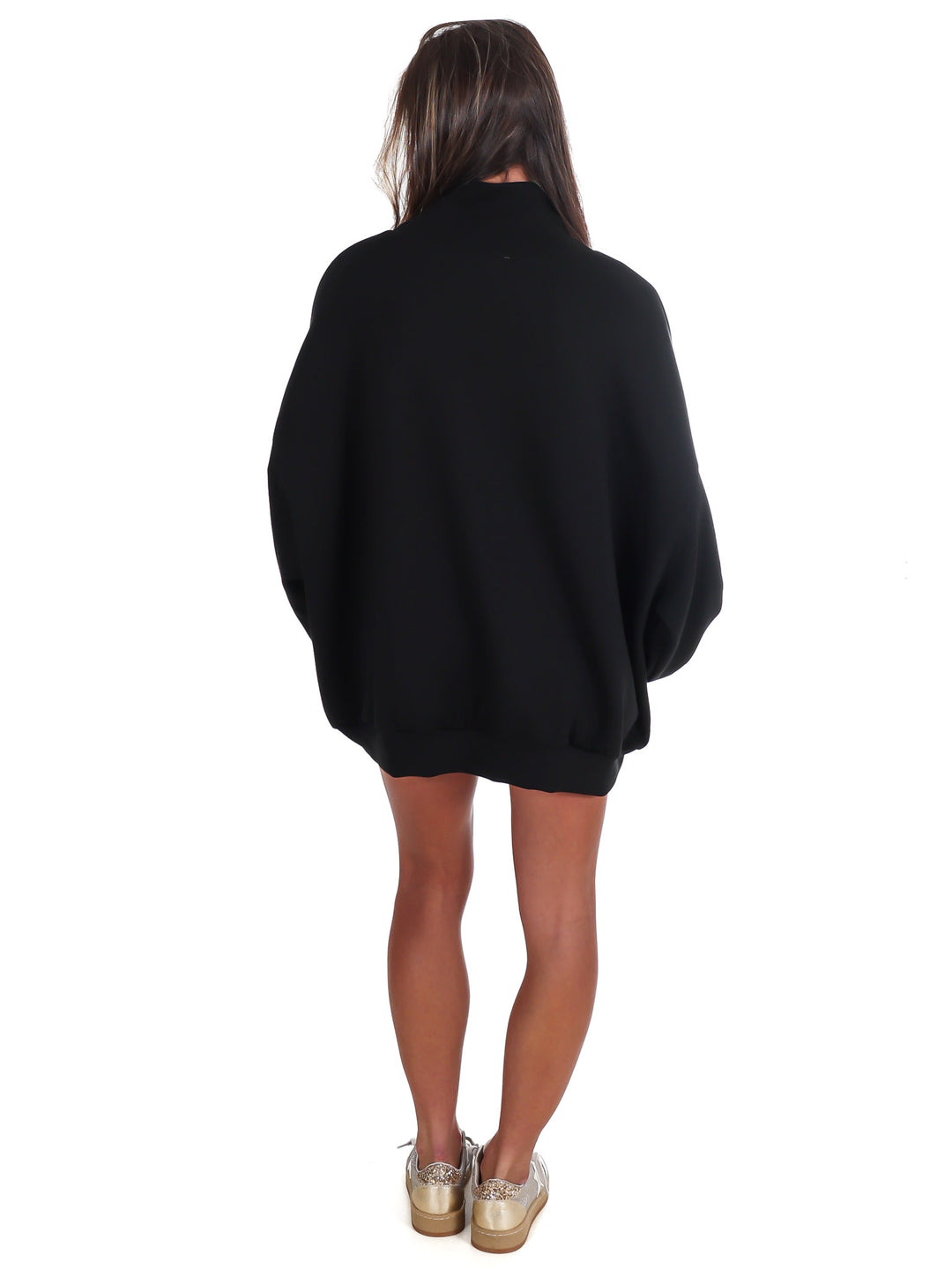 Comfy Girl Era Mock Neck Tunic