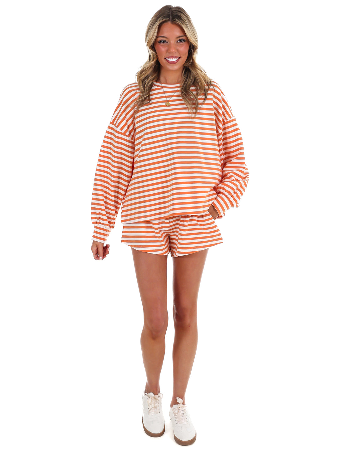 Cool Girl Stripe Two Piece Set