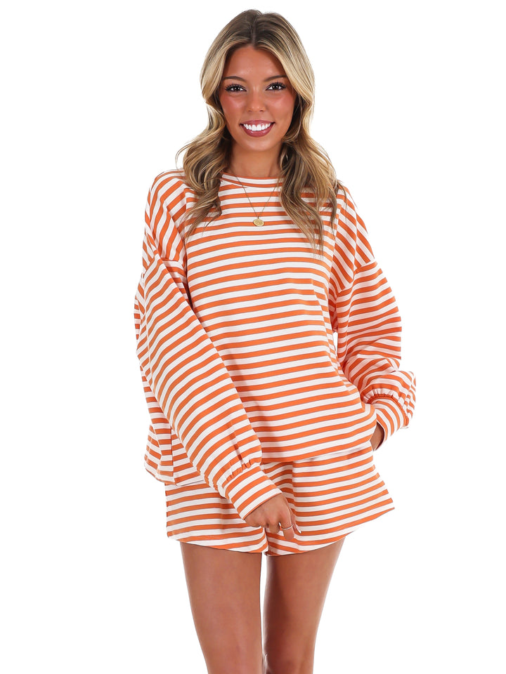 Cool Girl Stripe Two Piece Set