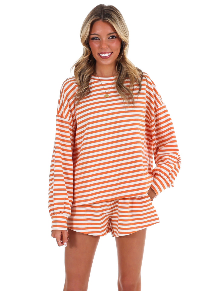 Cool Girl Stripe Two Piece Set