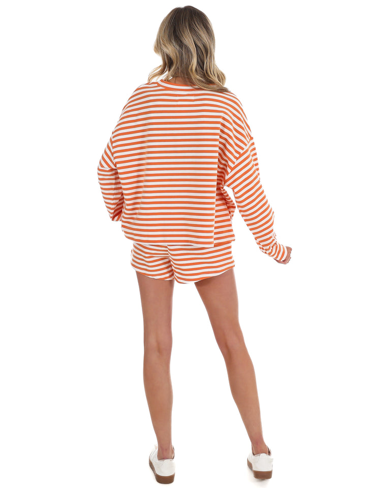 Cool Girl Stripe Two Piece Set