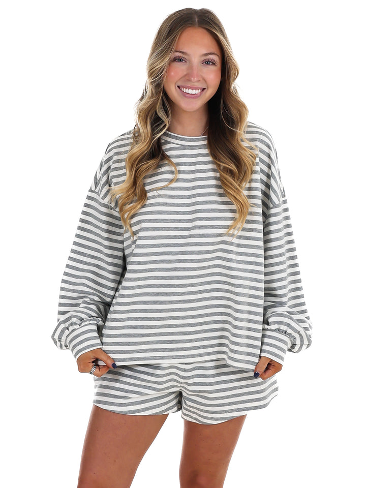 Cool Girl Stripe Two Piece Set