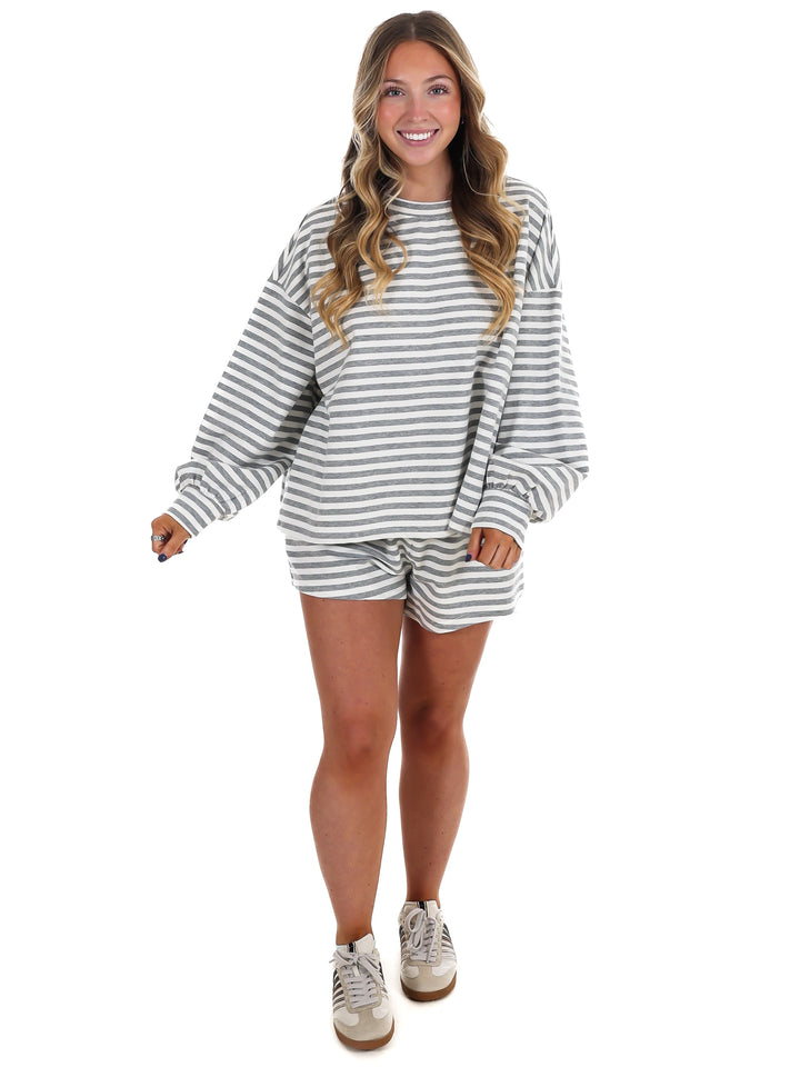 Cool Girl Stripe Two Piece Set