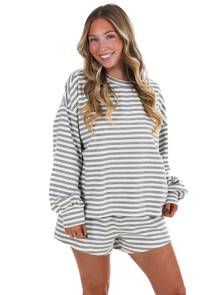 Cool Girl Stripe Two Piece Set