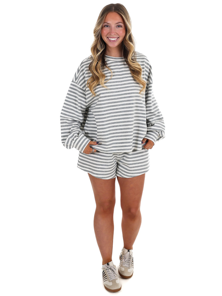 Cool Girl Stripe Two Piece Set