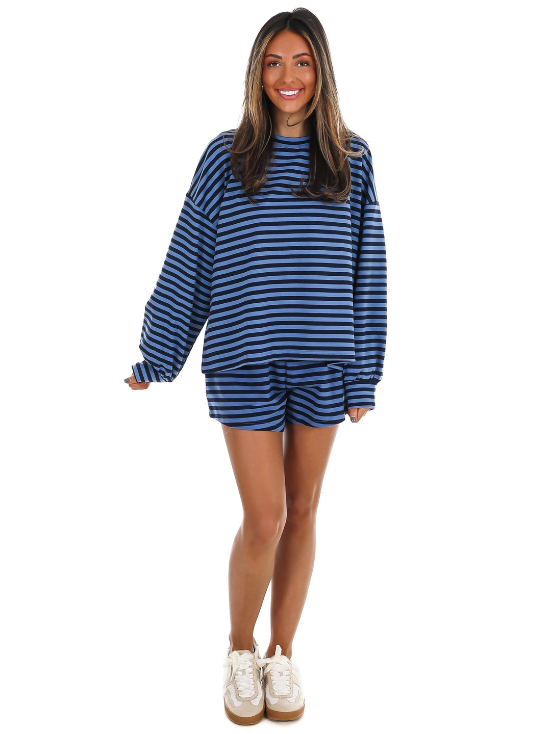 Cool Girl Stripe Two Piece Set