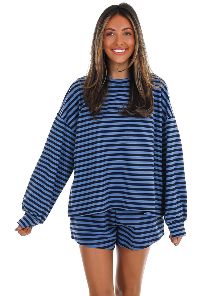 Cool Girl Stripe Two Piece Set