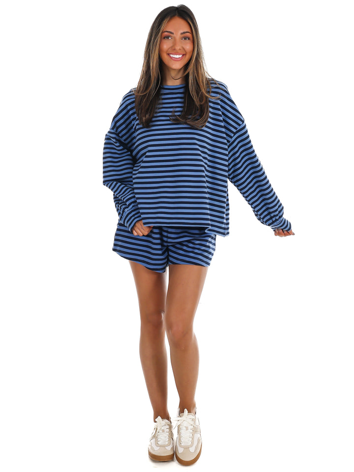 Cool Girl Stripe Two Piece Set