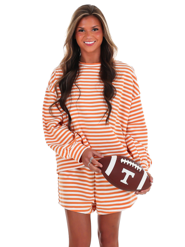 Cool Girl Stripe Two Piece Set