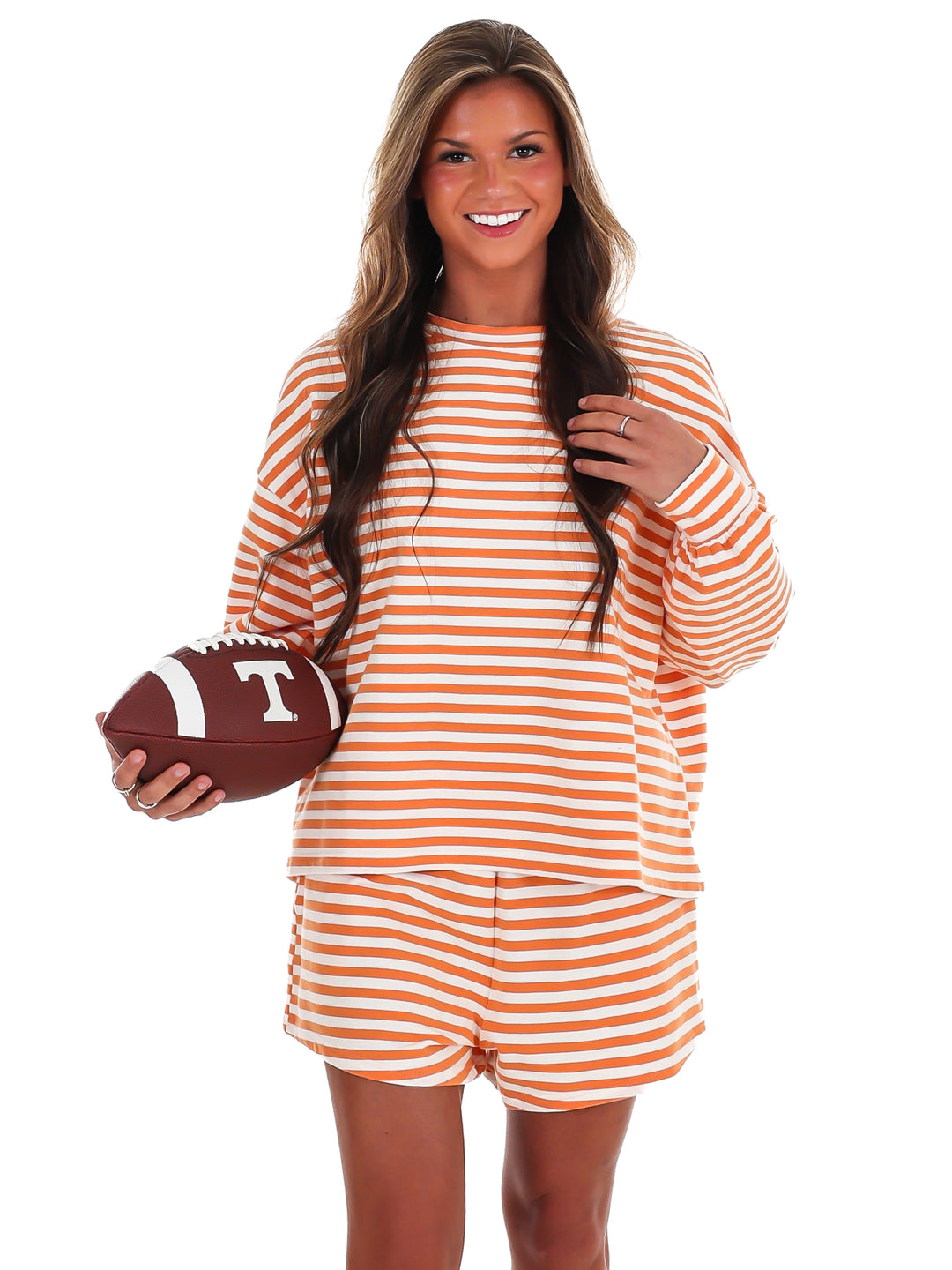 Cool Girl Stripe Two Piece Set