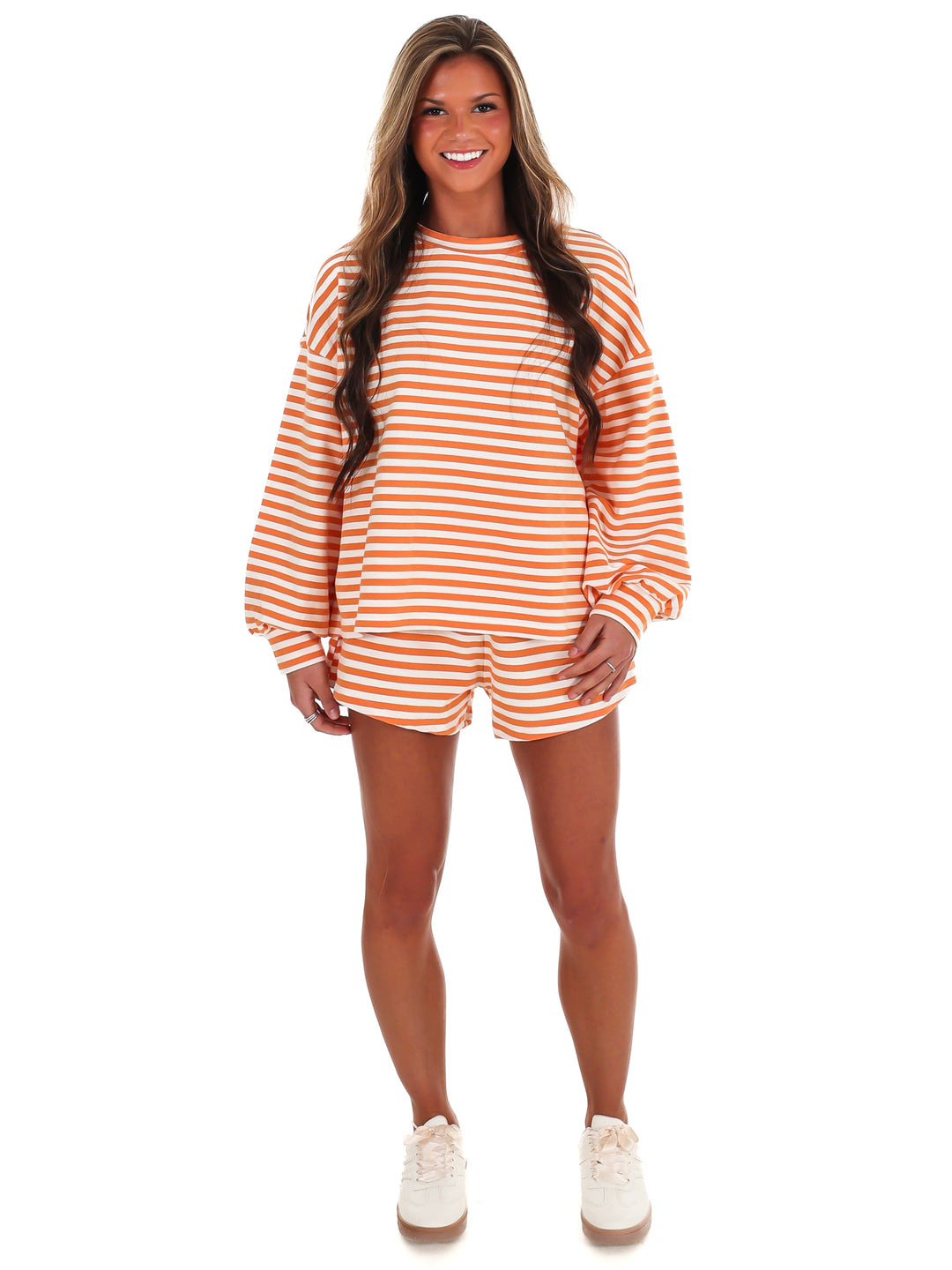 Cool Girl Stripe Two Piece Set