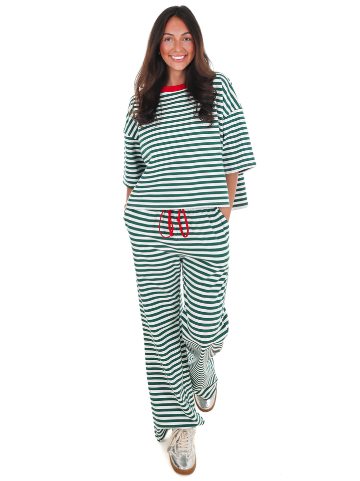 Very Merry Stripe Top