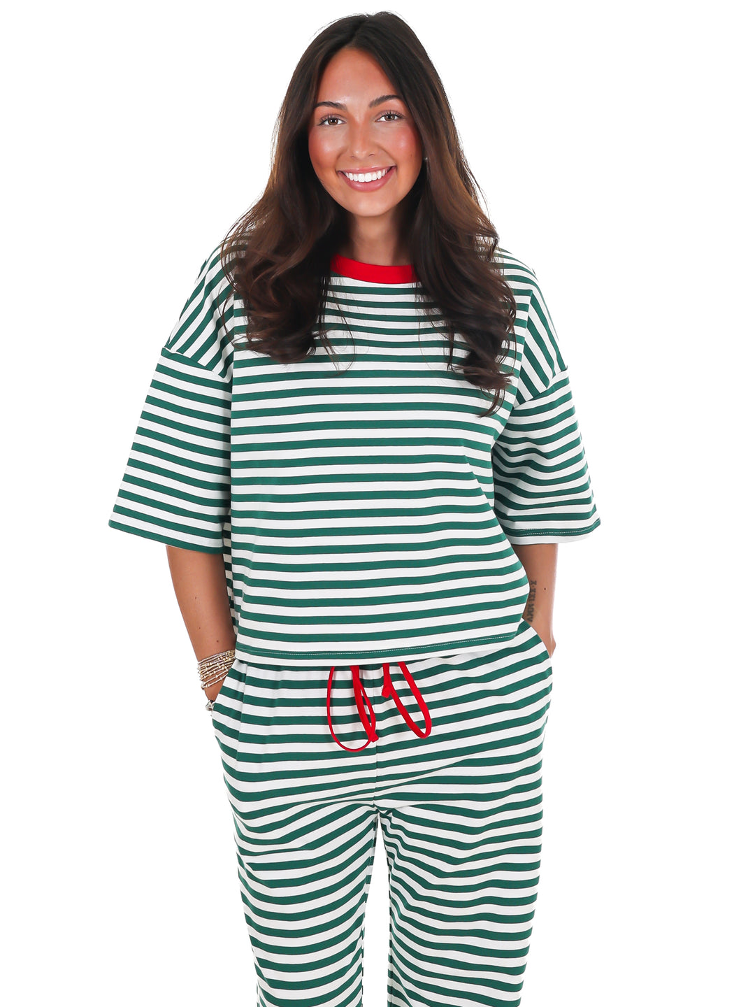 Very Merry Stripe Top