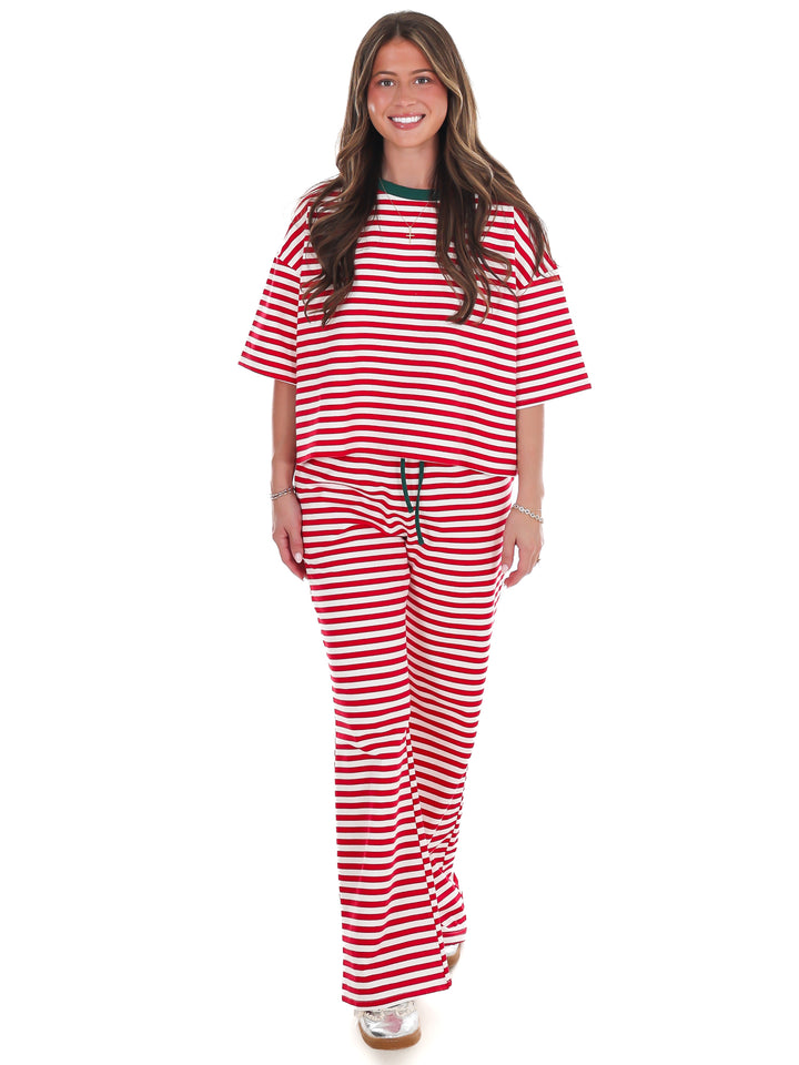 Very Merry Stripe Top
