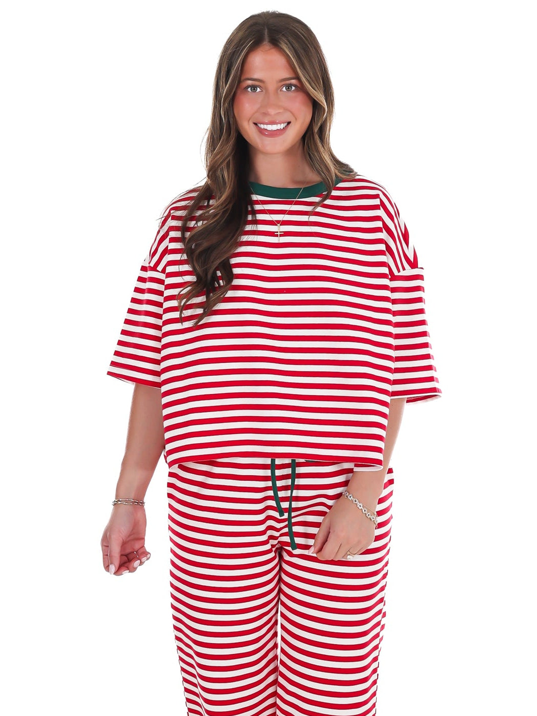 Very Merry Stripe Top