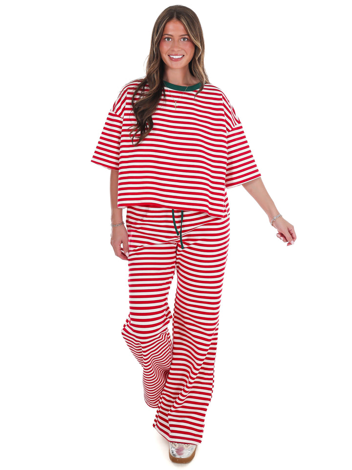 Very Merry Stripe Top