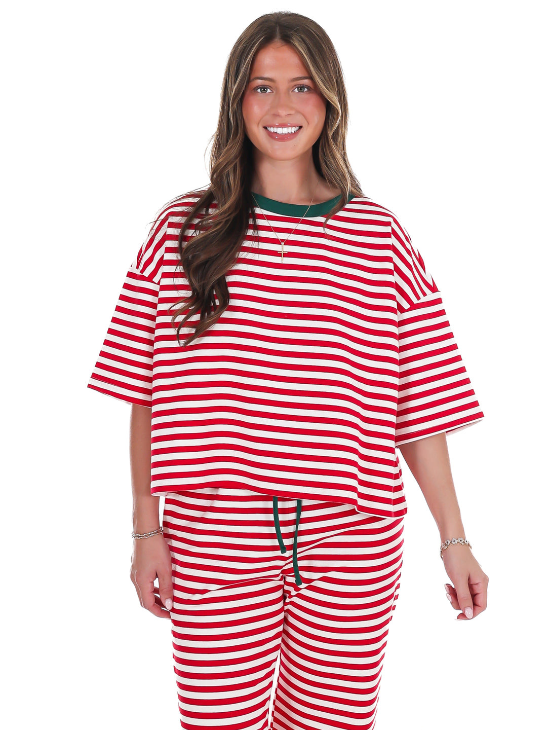 Very Merry Stripe Top