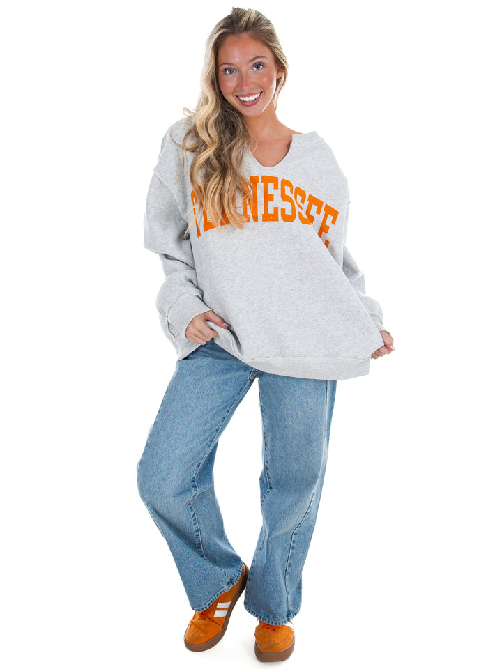Tennessee Split Neck Pullover