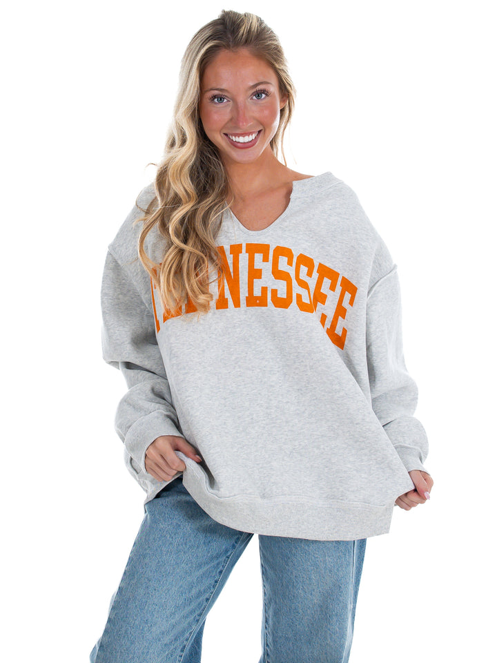 Tennessee Split Neck Pullover