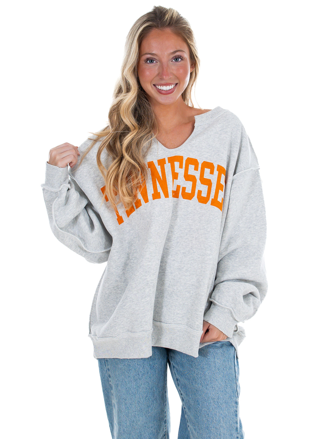 Tennessee Split Neck Pullover