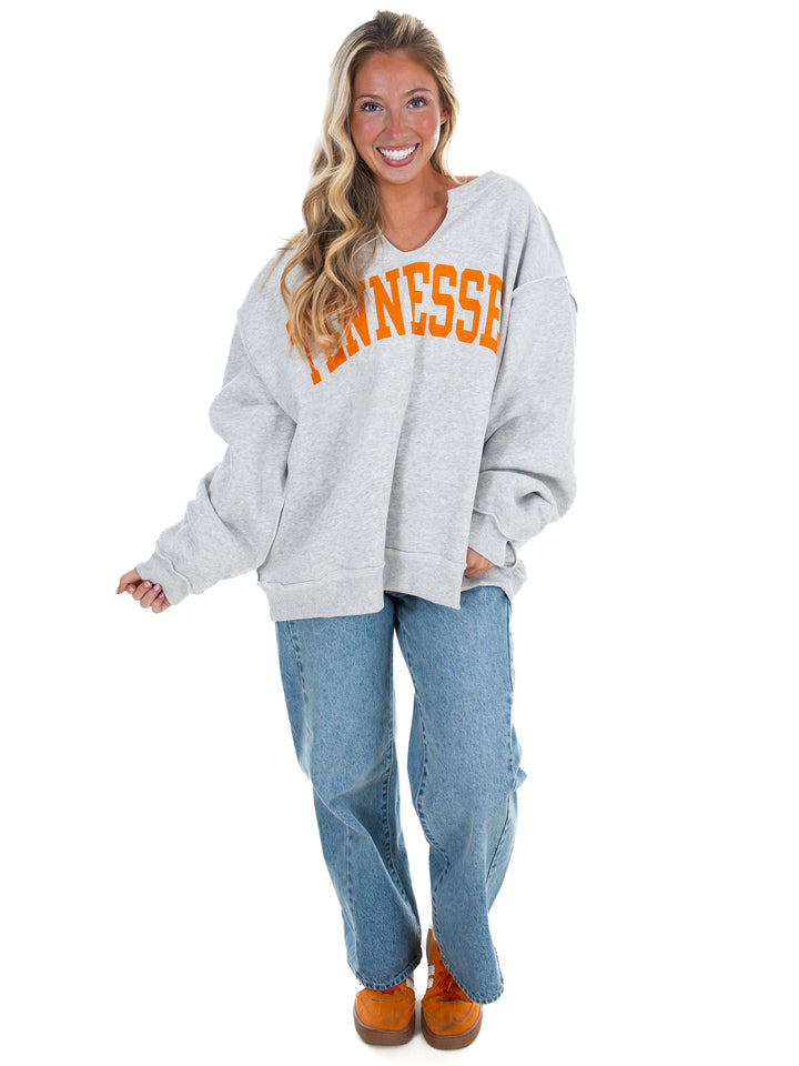 Tennessee Split Neck Pullover