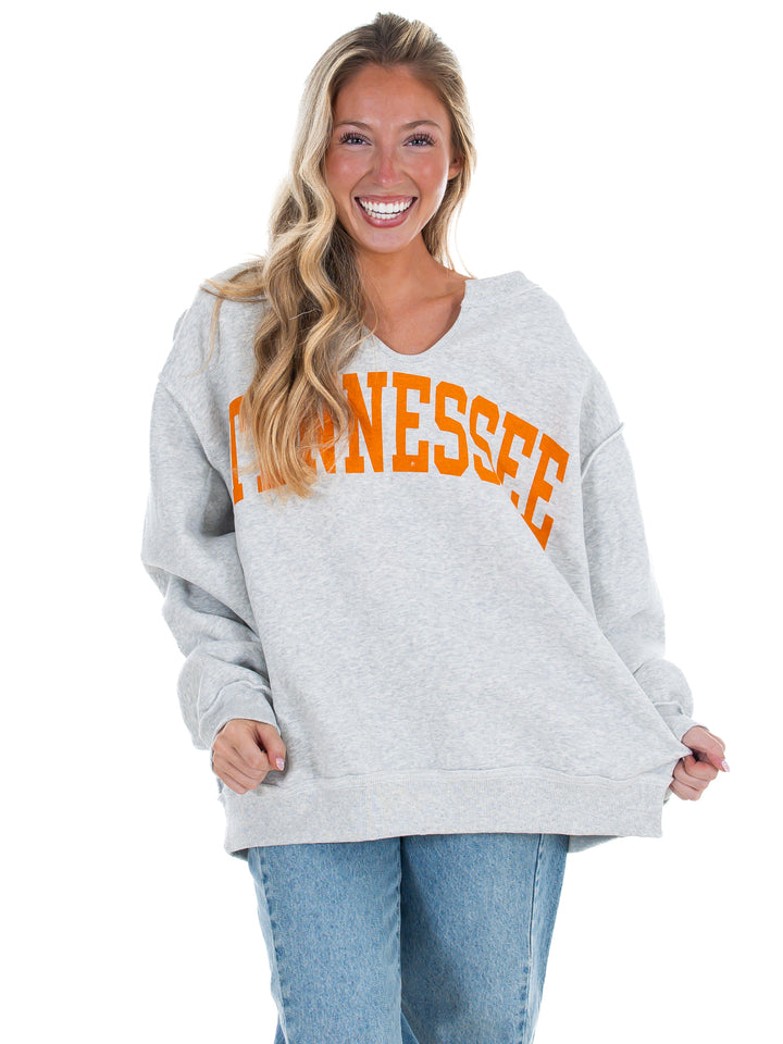 Tennessee Split Neck Pullover