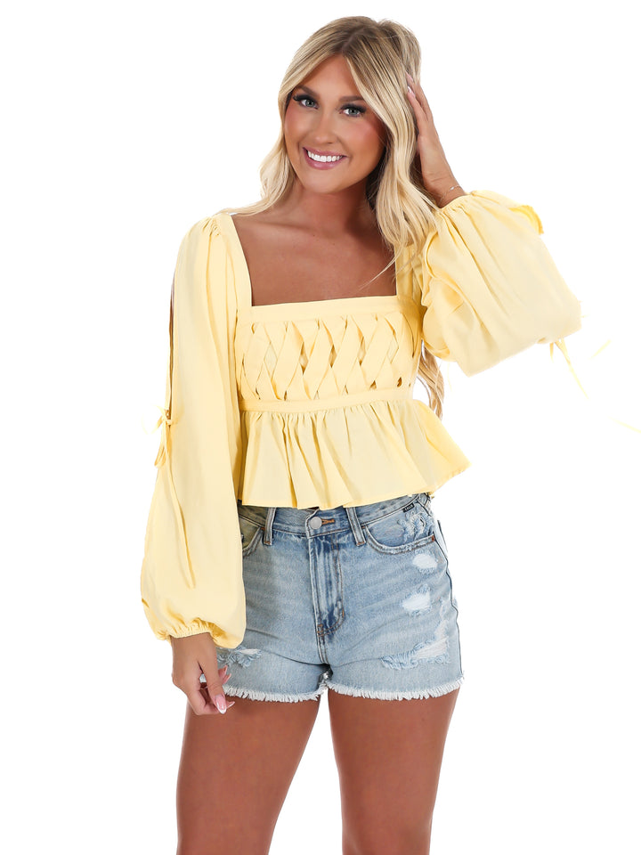 Frame It Square Neck Top