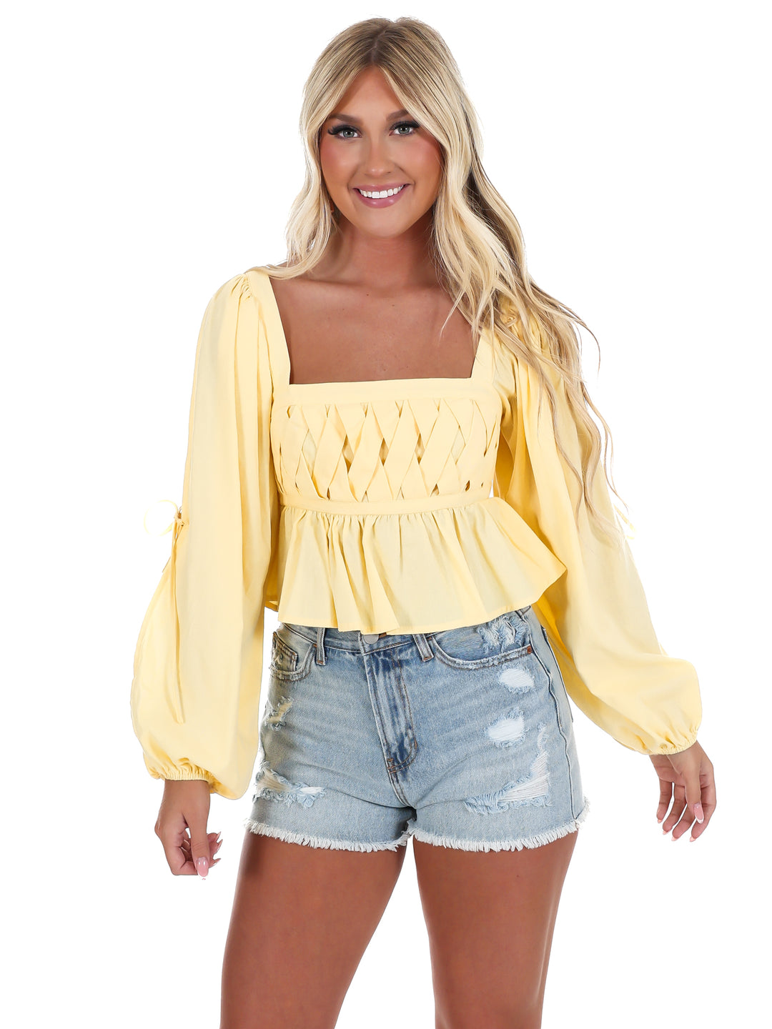 Frame It Square Neck Top