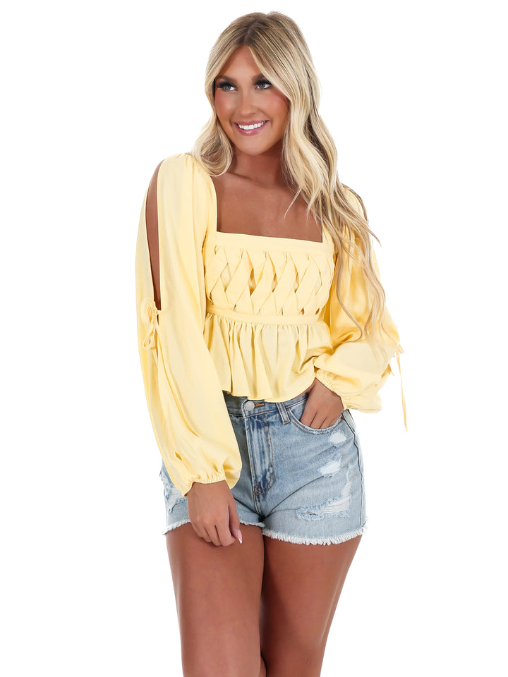 Frame It Square Neck Top