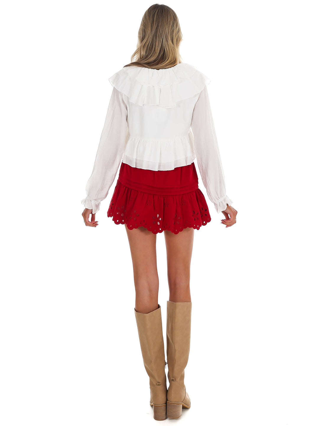 Tie it Together V-Neck Ruffle Top