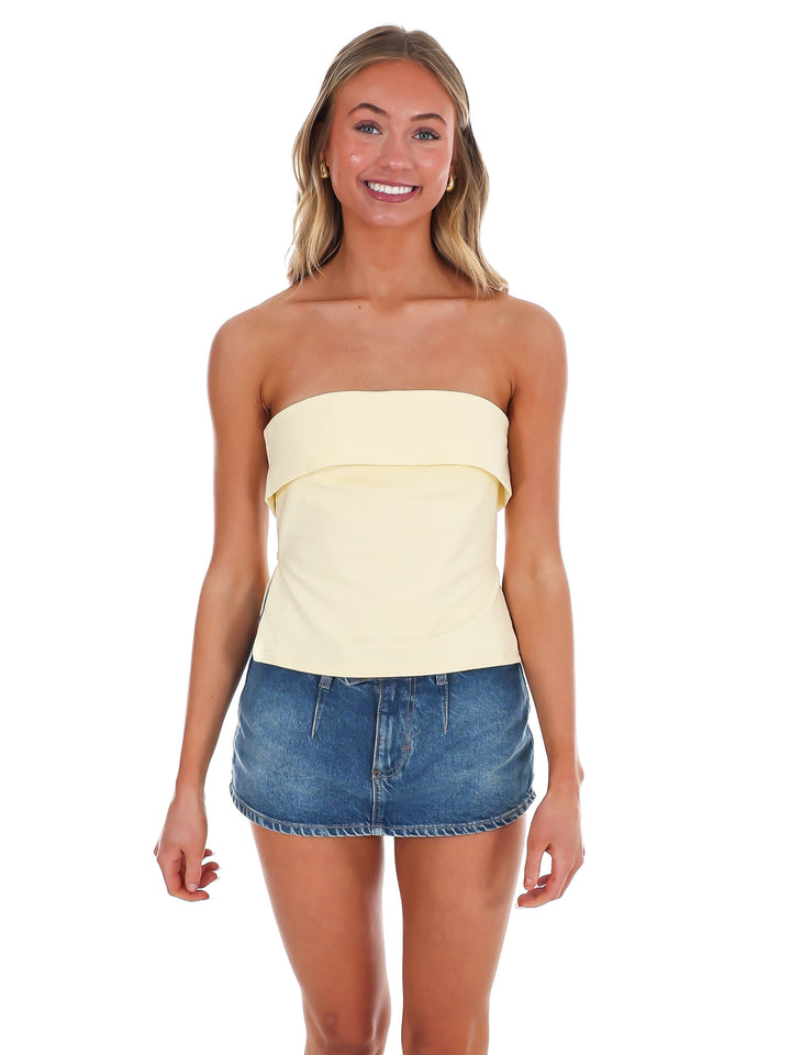 Own the Day Strapless Tube Top