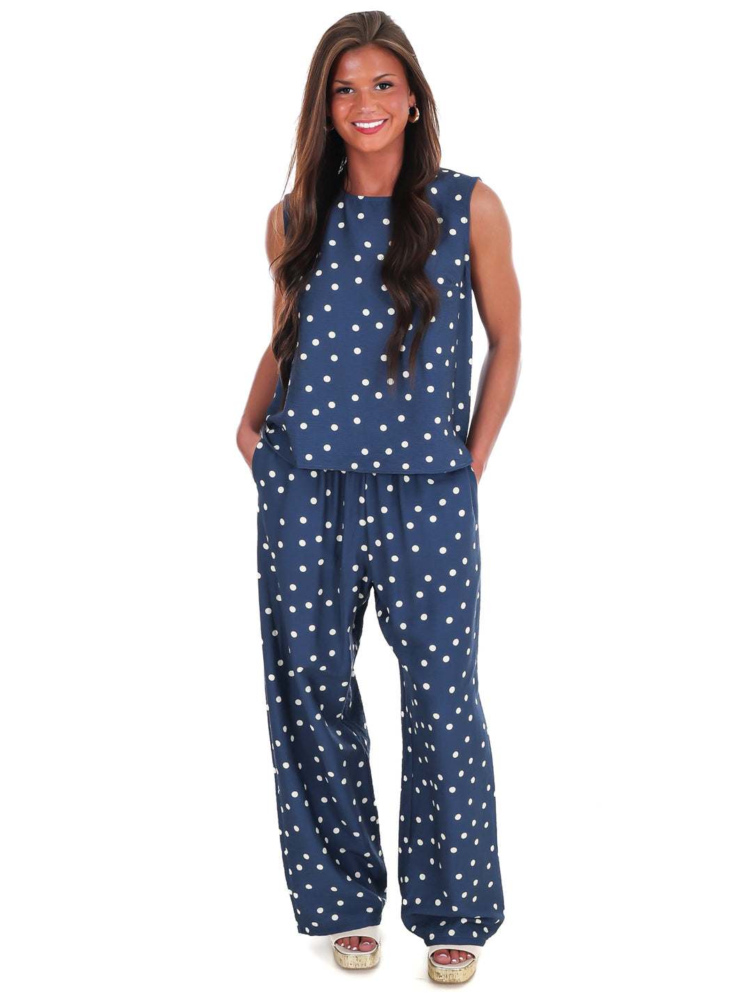 Sweet Talk Polka Dot Tank Top