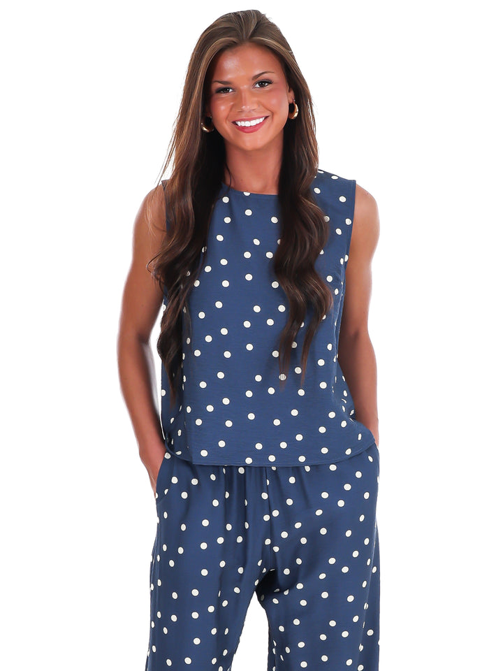 Sweet Talk Polka Dot Tank Top