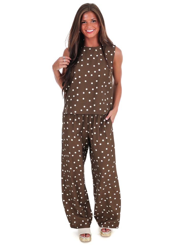 Sweet Talk Polka Dot Tank Top