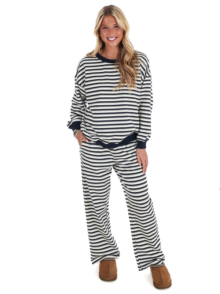 Chill Mode Stripe Two Piece Set