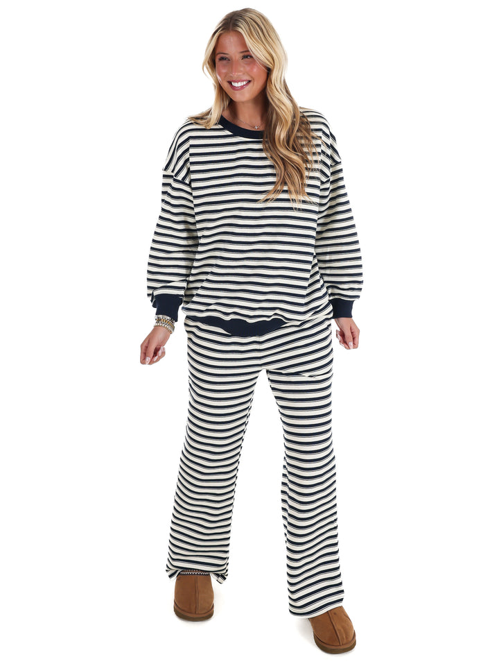 Chill Mode Stripe Two Piece Set