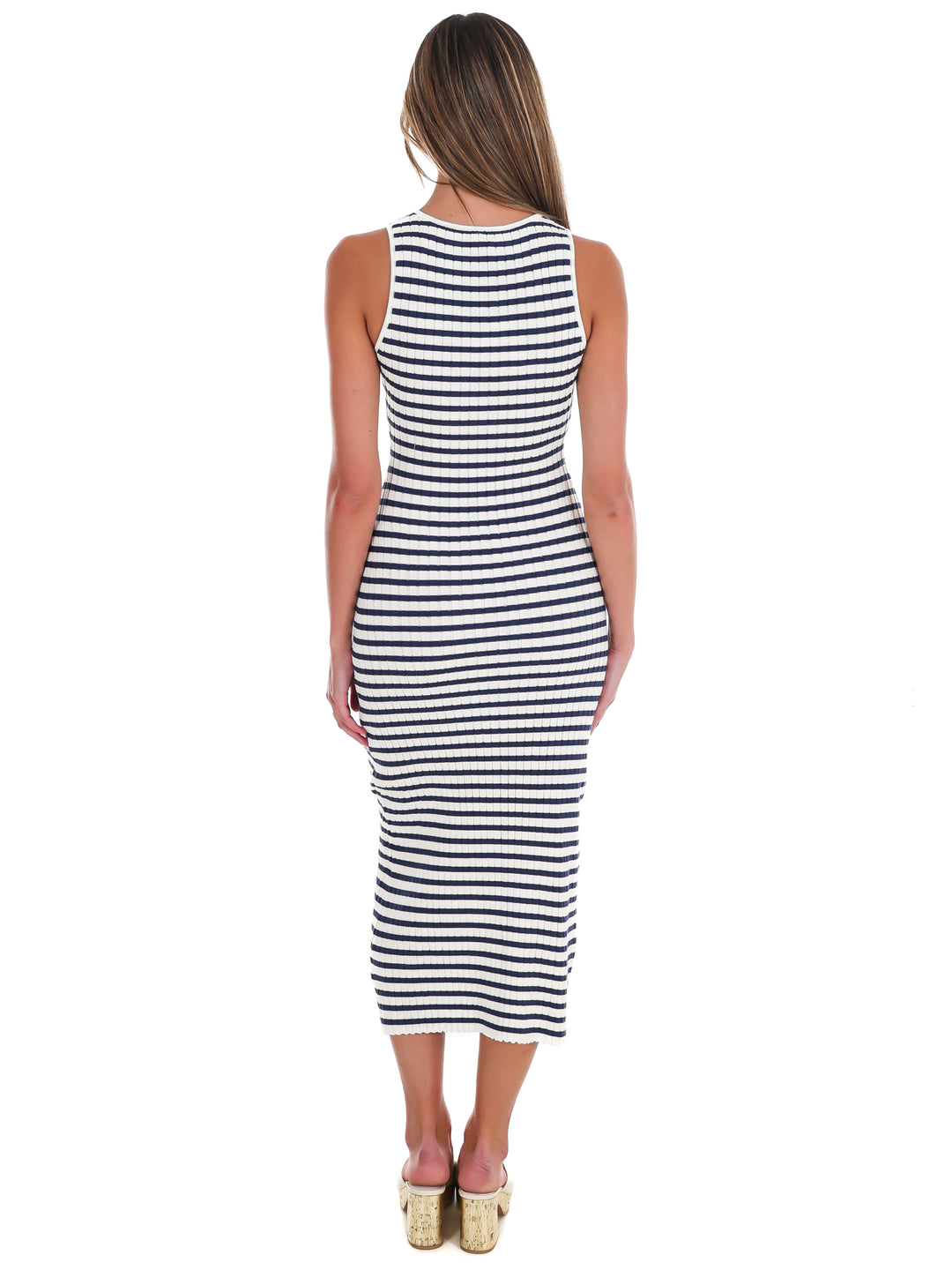 Sweet Land of Liberty Striped Midi Dress