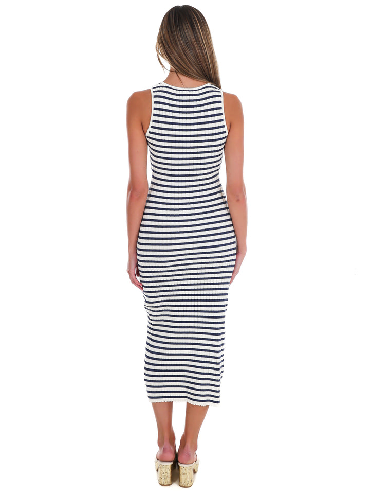Sweet Land of Liberty Striped Midi Dress