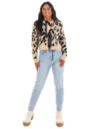 It's Your Day Leopard Cardigan