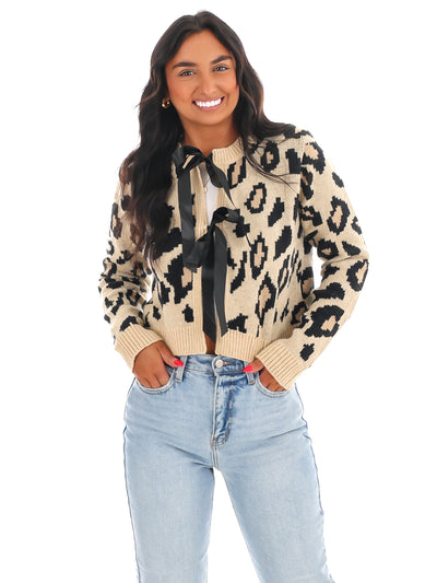 It's Your Day Leopard Cardigan