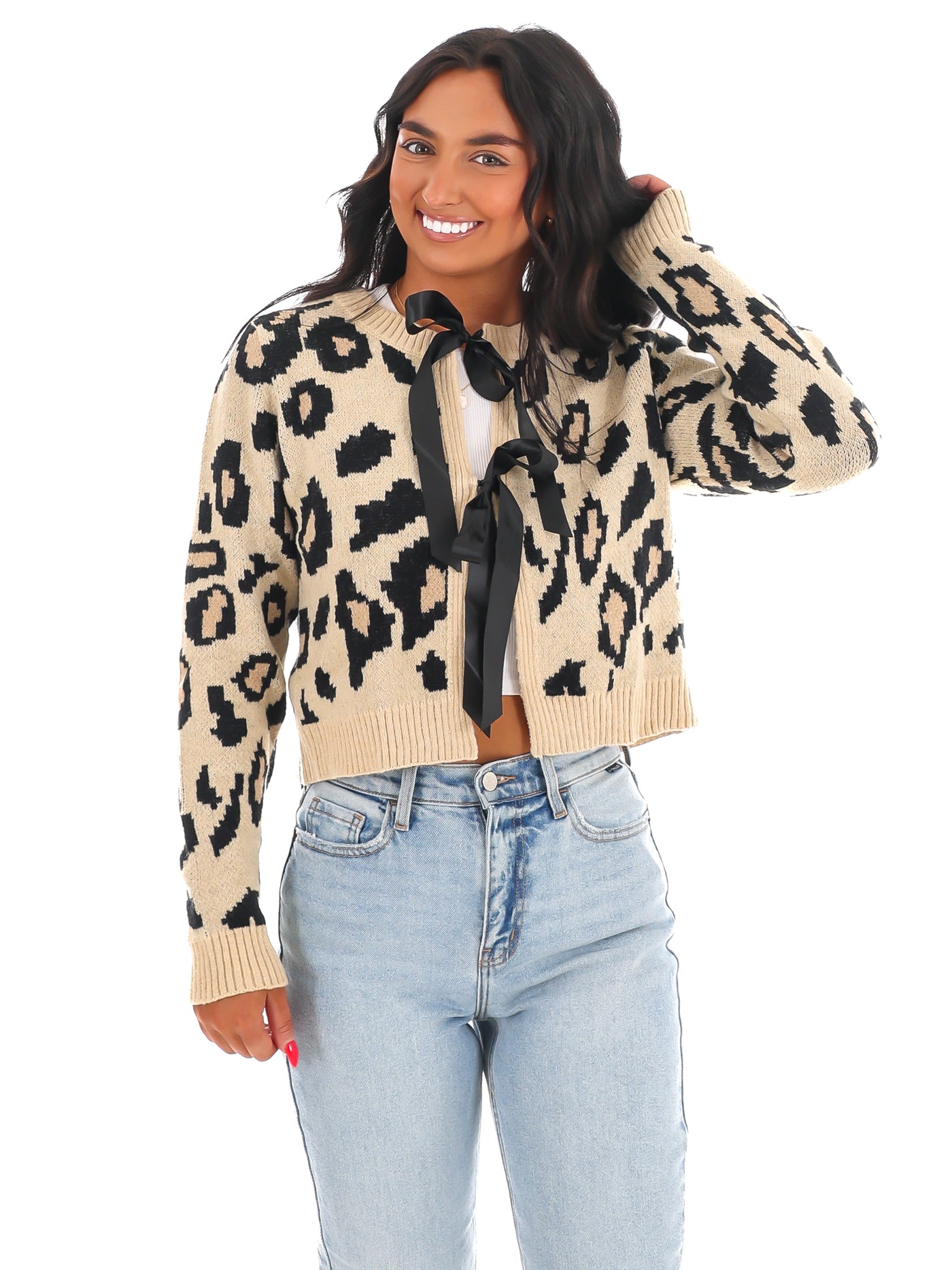 It's Your Day Leopard Cardigan