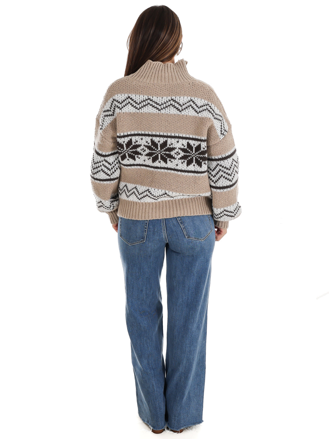 Cabin Fever Fair Isle Sweater Jacket