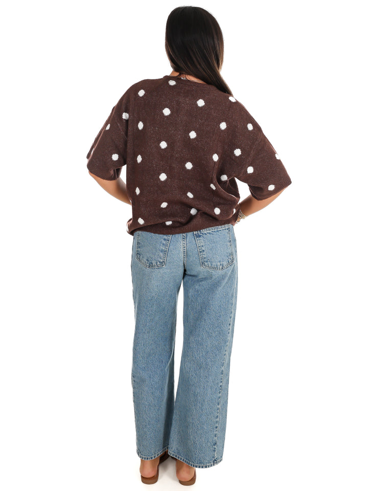 Cozy Corner Polka Dot Cardigan