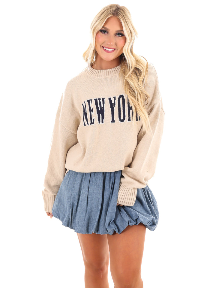 New York Round Neck Sweater