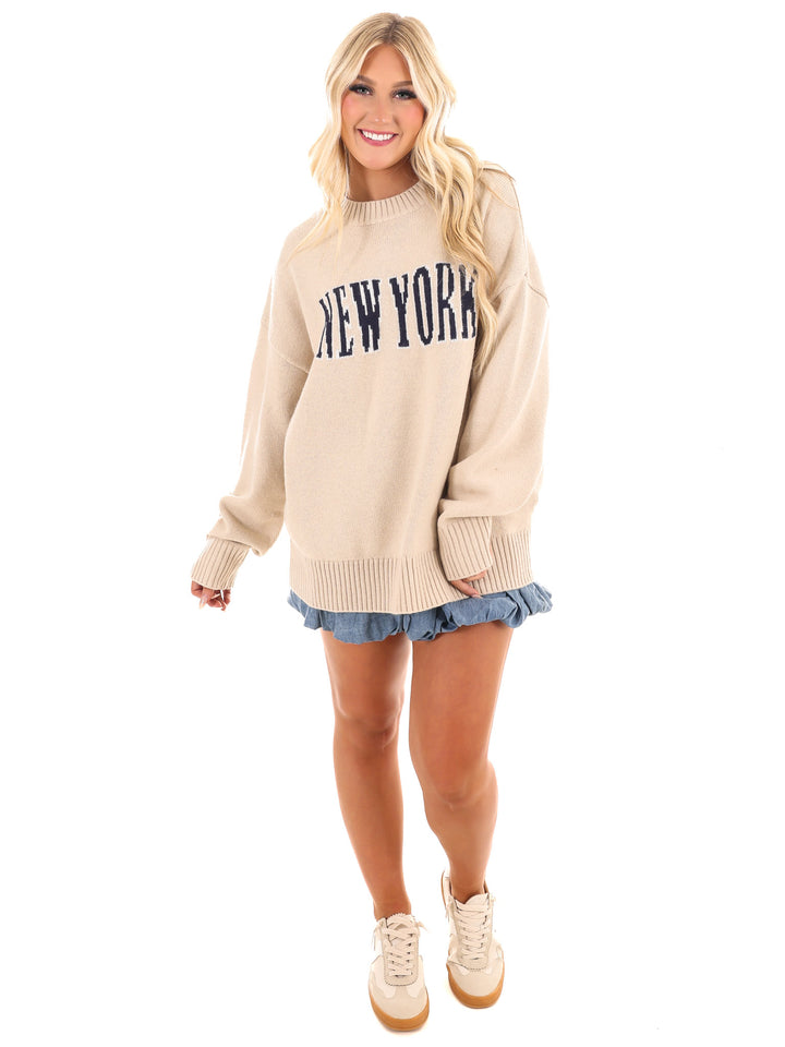 New York Round Neck Sweater