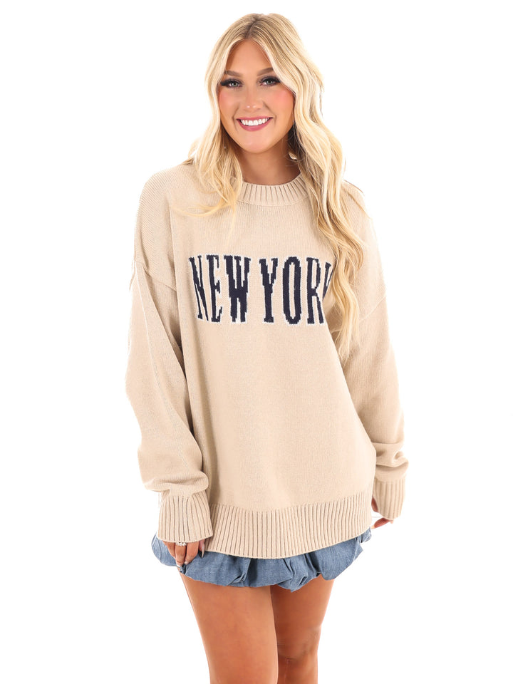 New York Round Neck Sweater