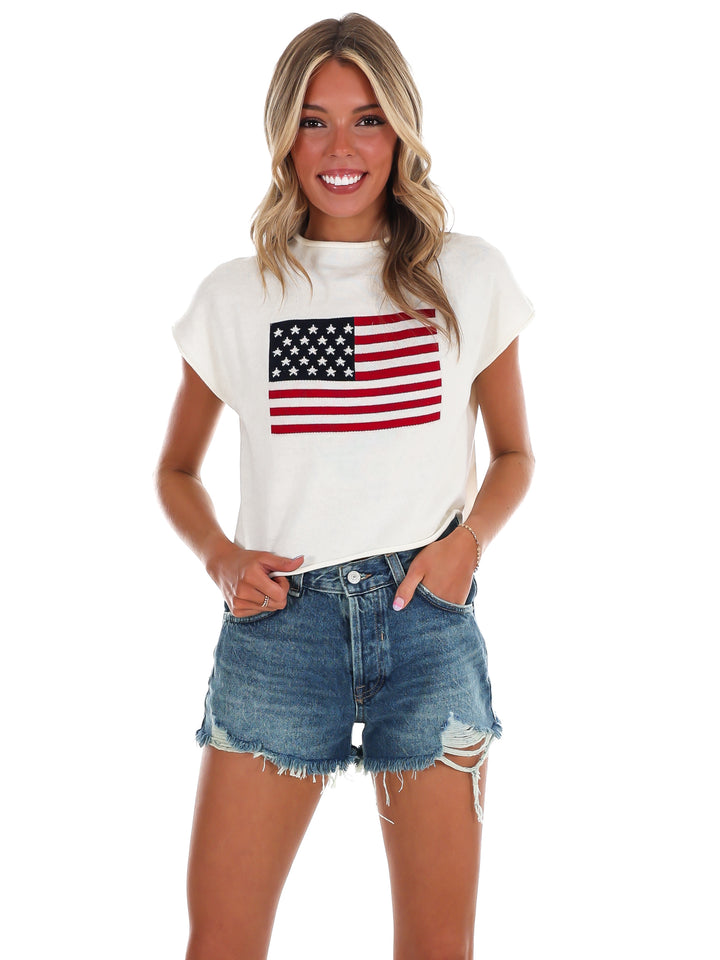 Freedom Found Boxy Sweater
